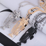 (FREE)Fish Bone Necklaces