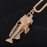 (FREE)Fish Bone Necklaces