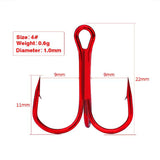 10Pcs High Steel Carbon Fishing Hook