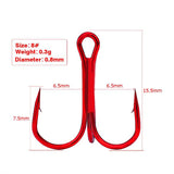 10Pcs High Steel Carbon Fishing Hook